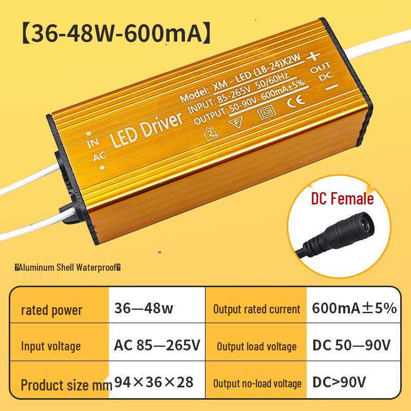 LED Integrated Waterproof Power Supply and Rectifier Controller for Kitchen, Bathroom, and Toilet Lighting