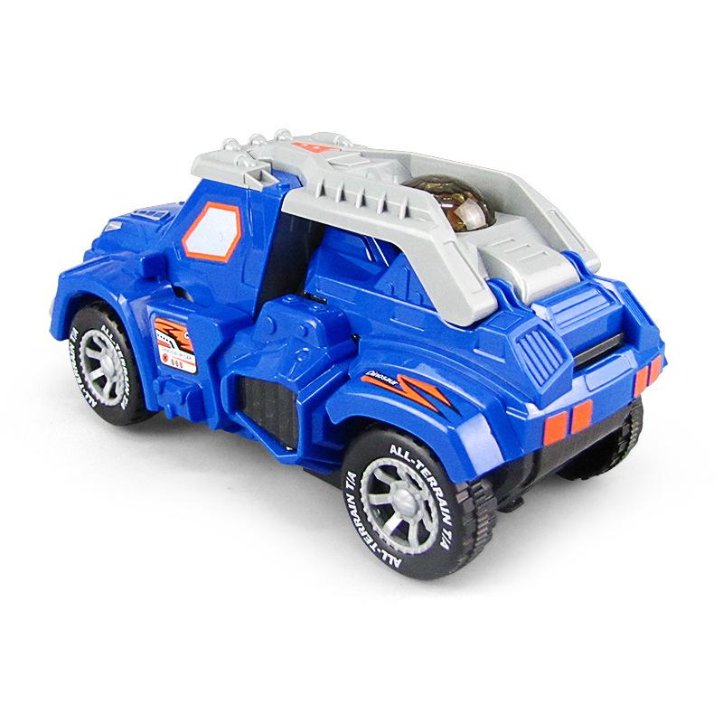 

Динозавр Деформационный Автомобиль Электрический Универсальный Деформационный Динозавр Музыкальный Световой Автомобиль синий