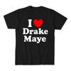 Kocham Drake'a Maye'a Piłkarza Serce Fanów Koszulka Unisex