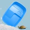 Stable Reptile Feeding Box with Basking Platform High Transparency Turtle Breeding Box with Rest Diving Crawling Incubation Area Aquarium Supplies