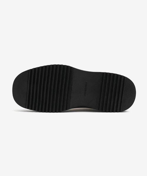 [WETHEROAD] Liquid Square Toe Sneakers Ivory WTRD3600