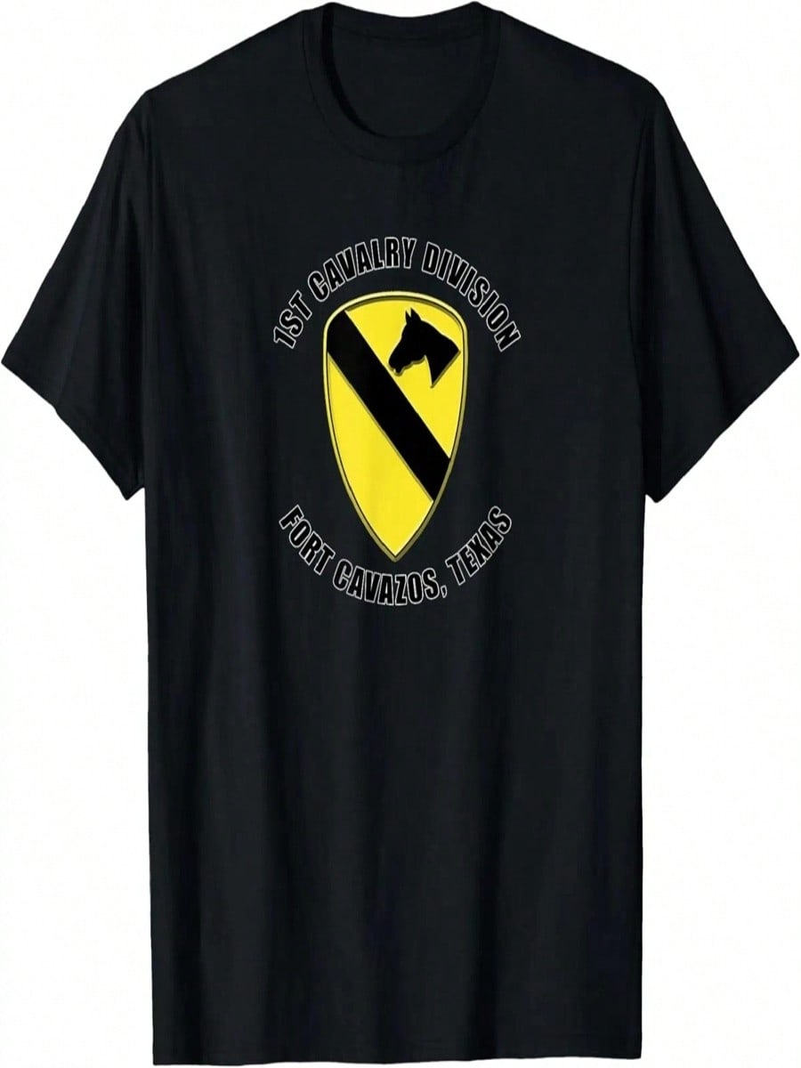 1st Cavalry Division Fort Cavazos Texas Military T-Shirt S разноцветный