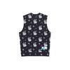 We11done Rabbit Print Round Neck Vest Unisex Tops WD-TV1-22-559-U-BK