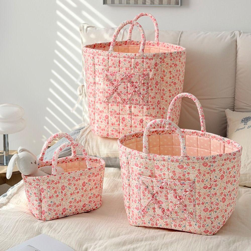 Large Capacity Dirty Clothes Basket with Handle Toy Storage Basket  Home Organizing