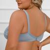European and American Ultra-thin Double-breasted Underwire Lace Bra Shaping Plus Size Anti-sagging Bra