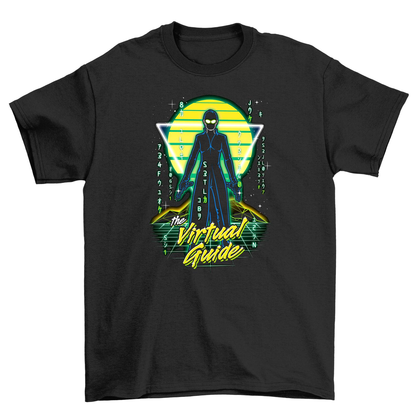 

Virtual Guide T-Shirt Mens Womens Tees Top - Your Comical Companion! Unisex Printed Design, Funny Tee XL