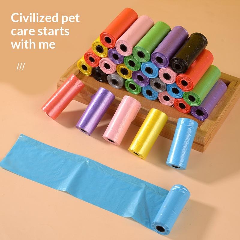 Disposable Small Trash Bags Thickened Leakproof Household Garbage Pouches 5-30 Rolls for Kitchen Bathroom Office Use
