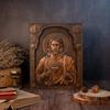 Sacred Heart of Jesus Catholic Jesus Statue, Religious Wooden Plaque, Wall Hanging, Church Room, Home Decoration, Christmas