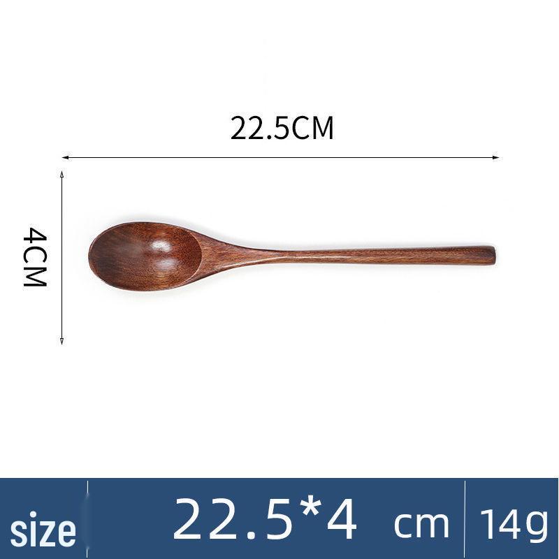 Studentisches Holzbesteck-Set: Löffel, Gabel, Essstäbchen mit Tragetasche. Ideal für den Außenbereich.