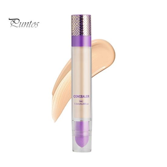 

7,5 мл двухкомпонентный консилер с кисточкой-пуховкой для пудры, пятен от прыщей, темных кругов, полное покрытие, стойкий натуральный водостойкий увлажняющий макияж для лица B