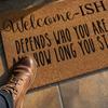 Festive Coir Doormat Non- Entrance for Home Decoration