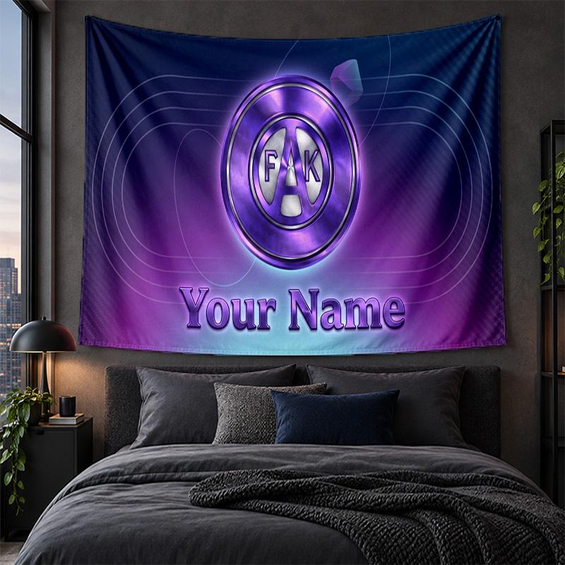 Personalized Tapestry Wall Hanging Austria Wien FC Pattern Art Background Cloth