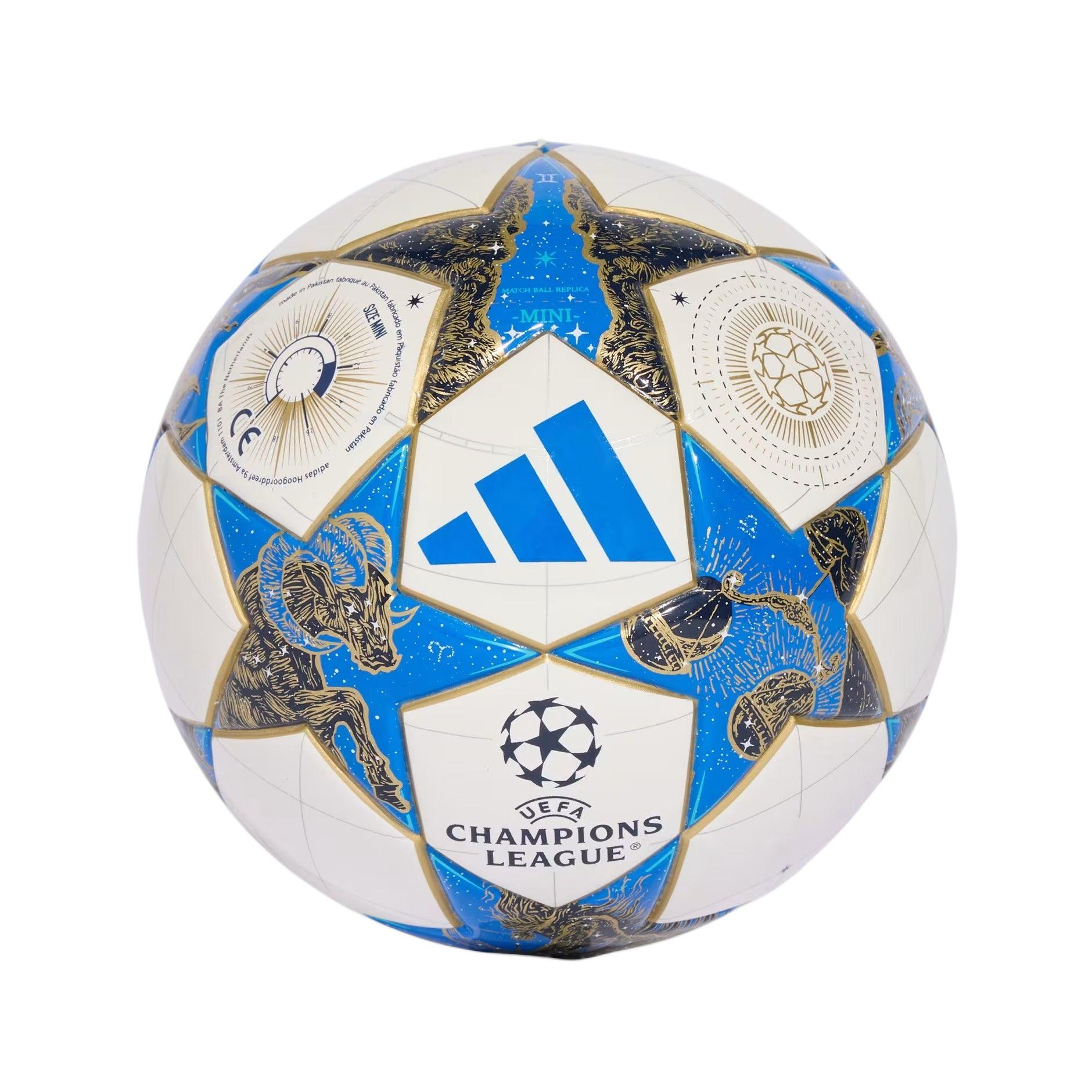 Adidas Size 1 Soccer Ball Pu Unisex Blue White JP1544 Size 1 Ball