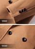 Trench in Lana da Uomo Doppiopetto - Lungo, Sopra il Ginocchio, Capo d'Abbigliamento Caldo per Autunno/Inverno, Stile Business Casual per Tutte le Età.