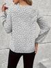 Women's Autumn Polka Dot V-Neck Long-Sleeve Blouse 2025
