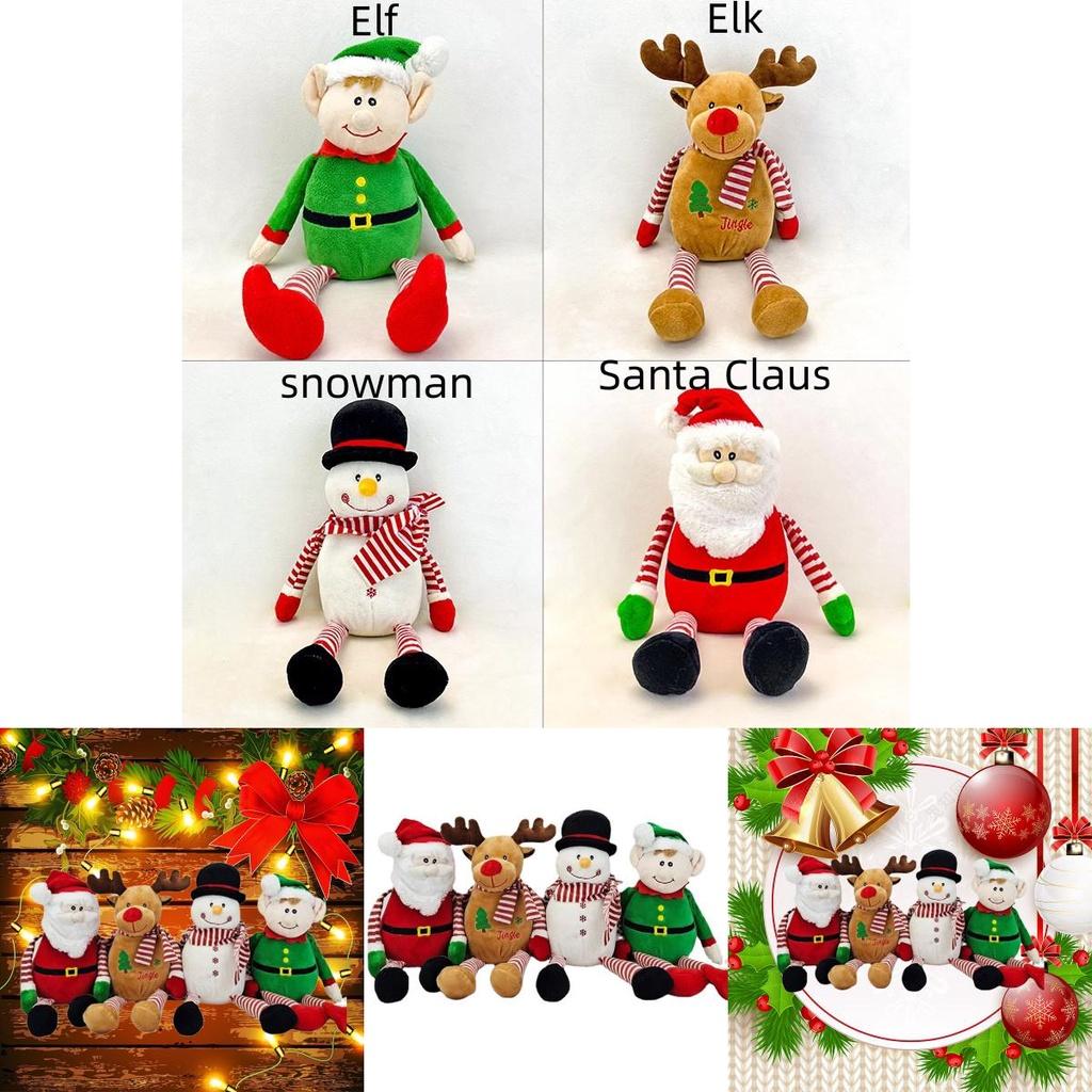 Premium Plush Stuffed Santa Doll For Festive Home Decorations