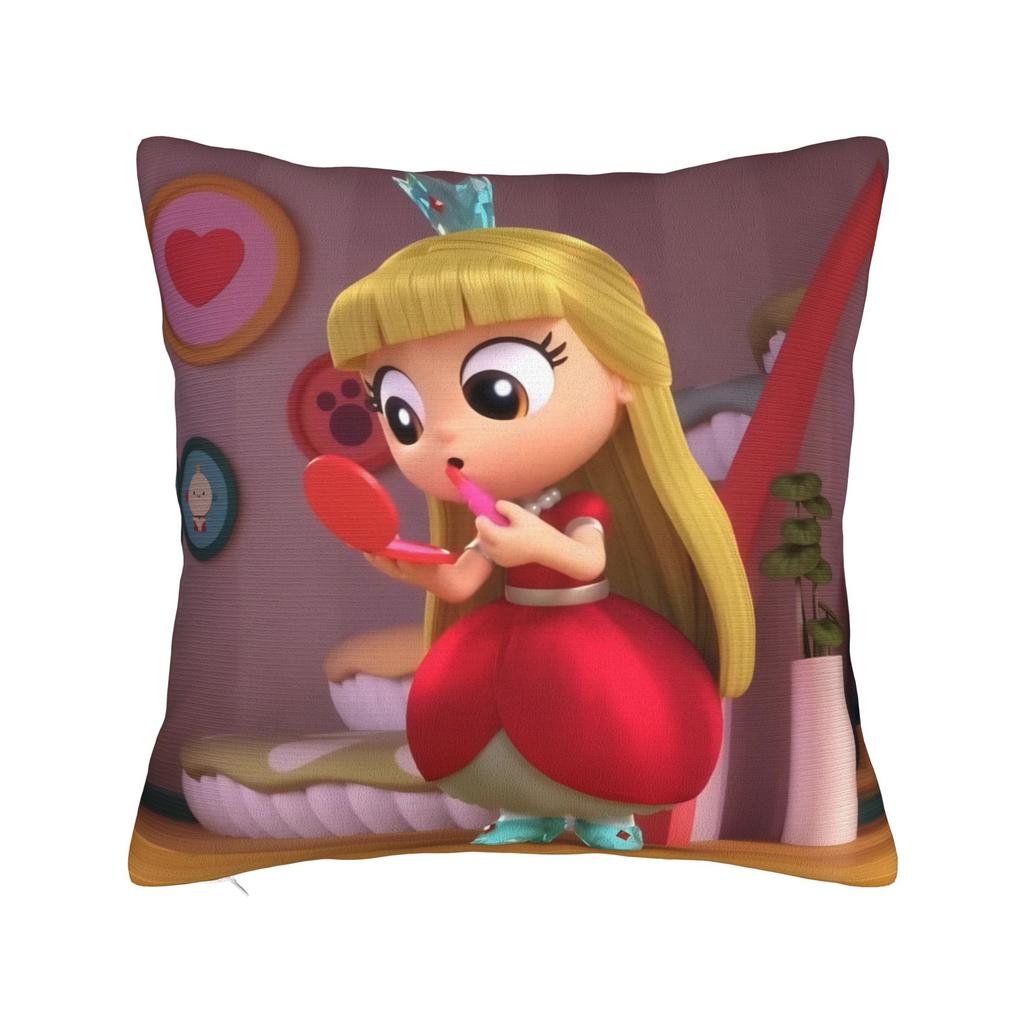 True Rainbows Kingdoms Cartoon Pillowcase Polyester Cushion Cover Decorations Throw Pillow Case Cover Home Zippered 45X45cm