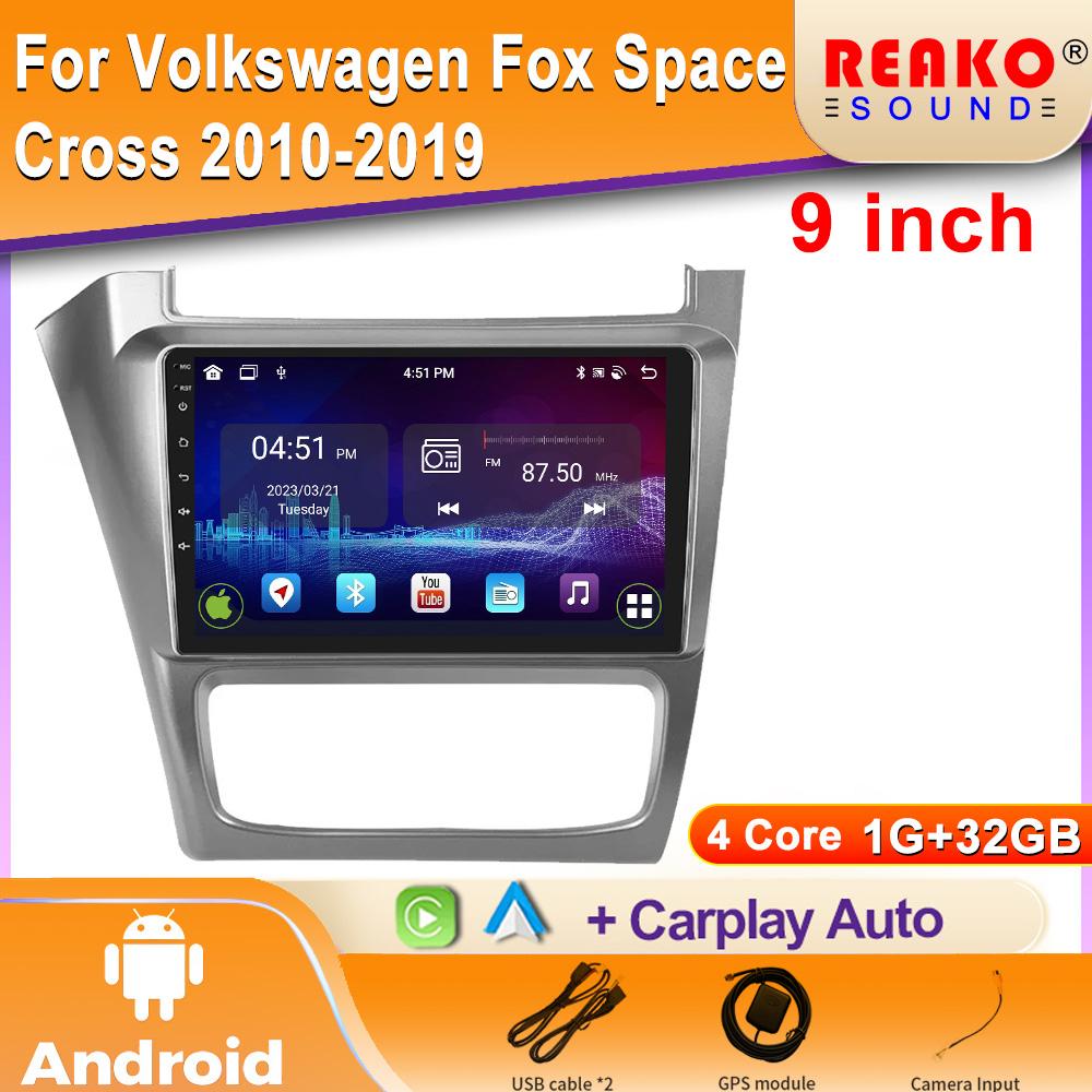 

Для Volkswagen Fox Cross Fox Space Cross 2010-2019 Автомобильный радиоприемник Стереосистема Мультимедийный проигрыватель GPS BT Carplay Android Auto 2din CPU 4 core 1GB+32GB carplay