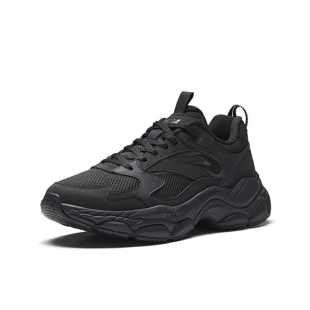 Anta Chenge Retro Trend Thick Sole Versatile Height Increasing Lightweight Breathable Wear Resistant Commuting Sports Low Top Casual Shoes 912548832-4