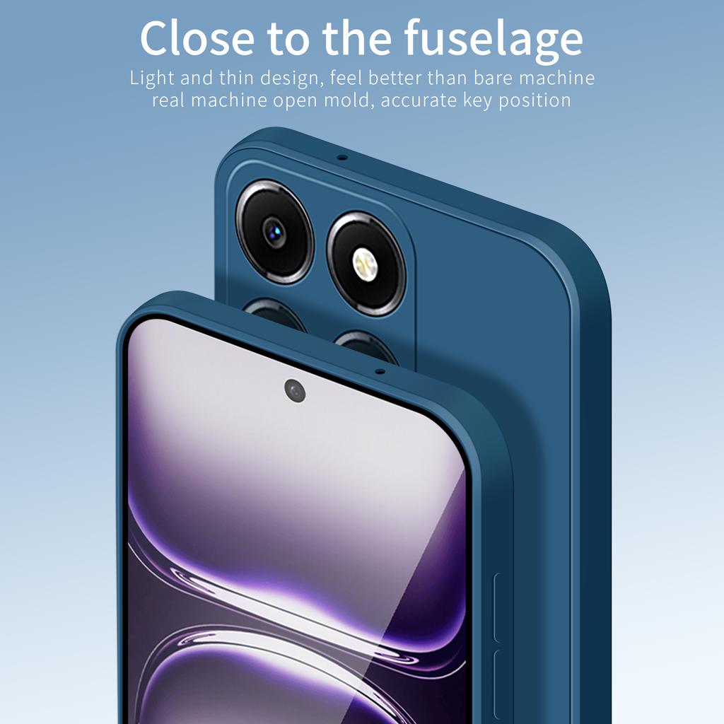 PINWUYO JK Touching Series For Honor X6b 4G Case Silky Touch Soft TPU Phone Back Cover