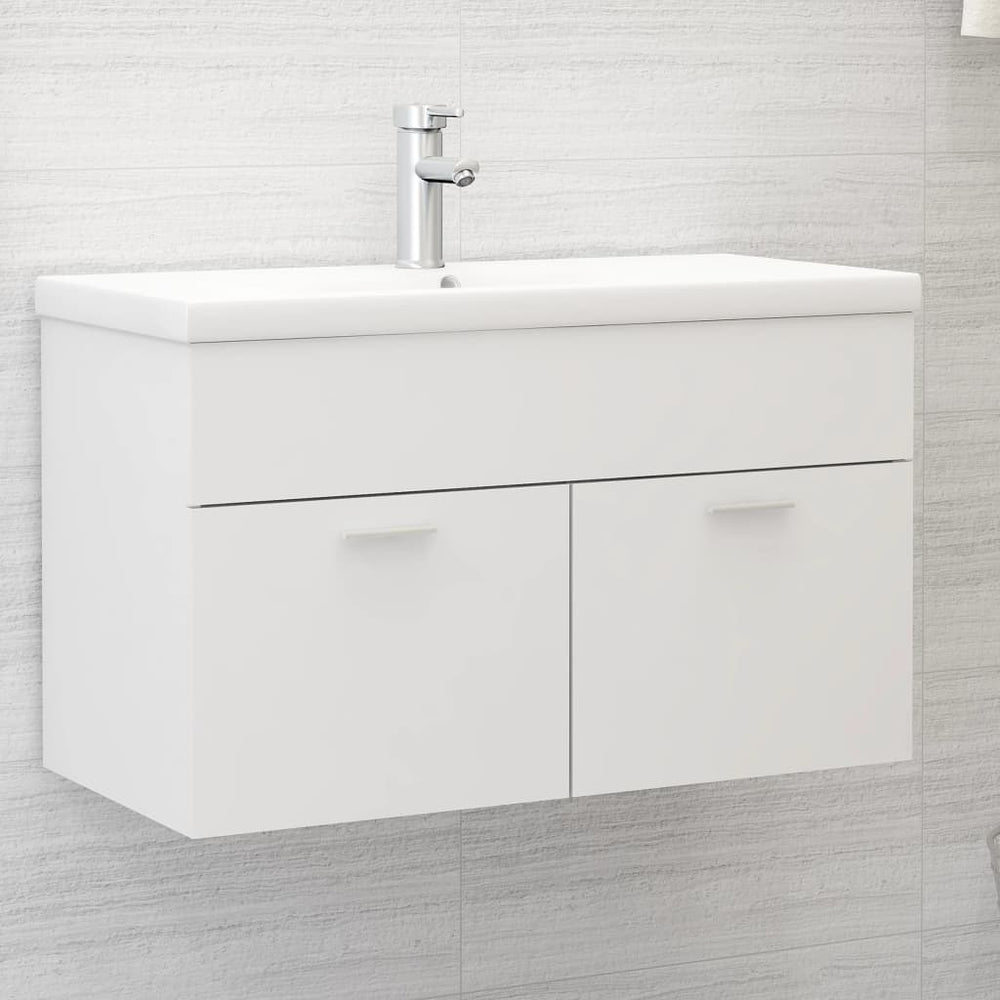 Armoire d'évier avec lavabo intégré  Aggloméré