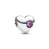 Breloque Cœur Pierre de Naissance Personnalisable Pandora - 7 Février 794161C02