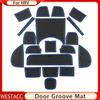 Silicone Car Gate Slot Door Groove Mat for Honda HR-V HRV Vezel 2014 -  Non-slip Cup Pad Protection Mats