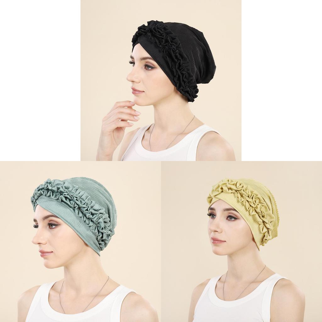Summer Winter Autumn Spring Unisex Circular Crown Cap With No Brim