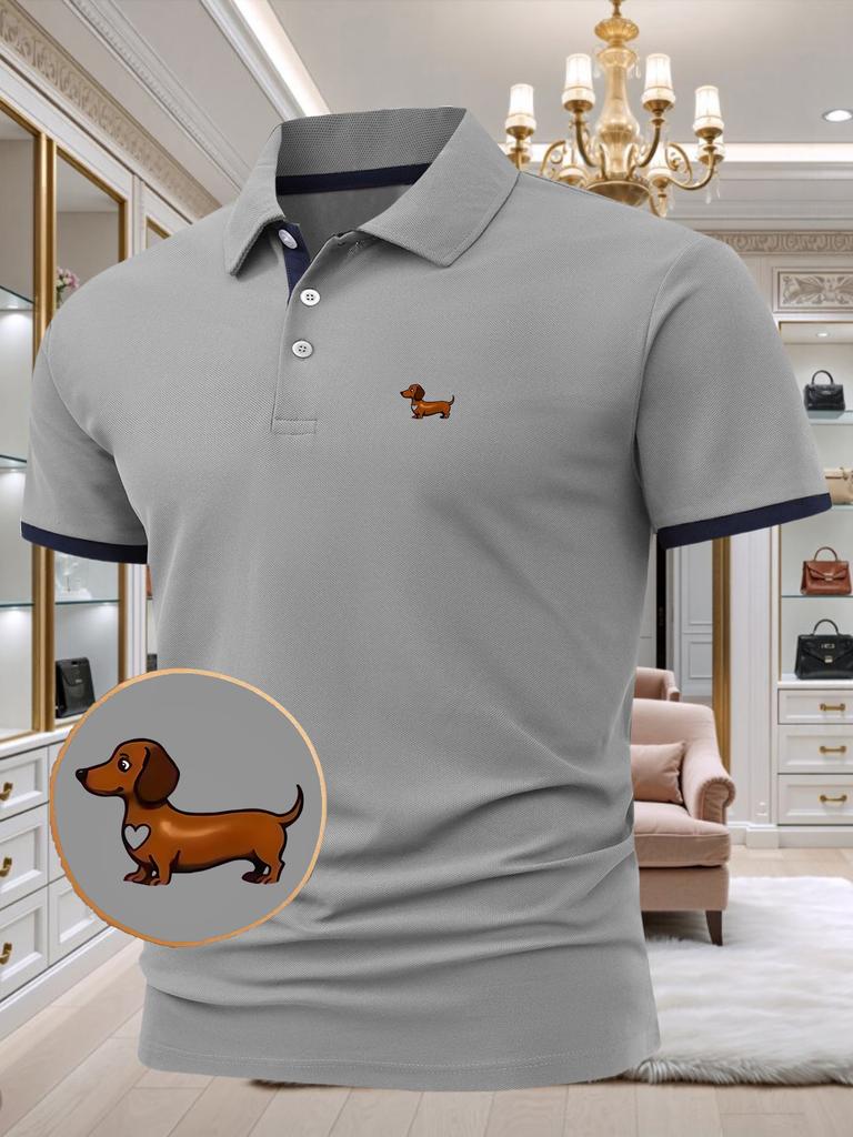 Men's Stretch Athletic Polo Shirt Quick Dry Lightweight Short Sleeve Golf Tennis Shirt for Outdoor Sports
