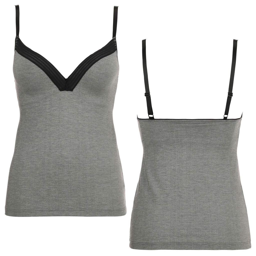 Triumph Sloggi Wow Embrace Camisole with M014 Size L Cups, (Black),