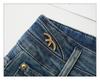 Women's High-Waisted Micro-Flared Jeans - New Spring/Autumn 2024 Retro Slimming Style