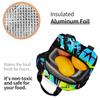 Bmx Apparel Bmx Freestyle Pattern Insulated Lunch Bag for Kids School Cooler Thermal Food Box Tote PortableLunch Boxes Container