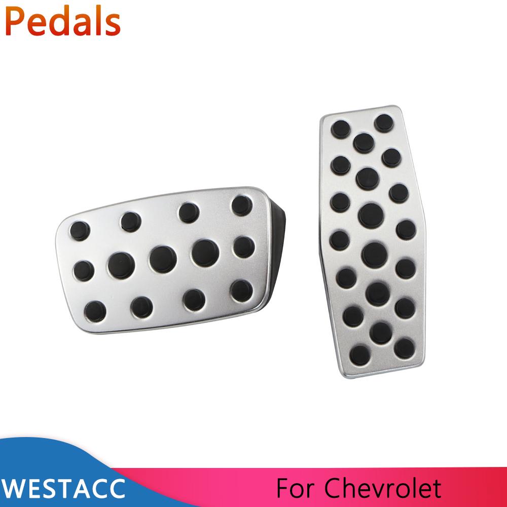 Car Pedals Cover for Chevrolet Chevy Cruze 2009 - 2018 Equinox 2018 -  Malibu Trax 2012-2018 Gas Brake Pedal