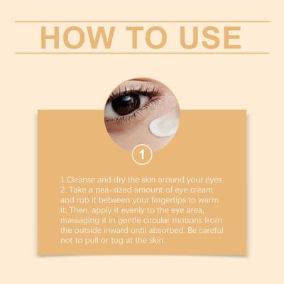 Peptide Eye Cream, With Its Gentle Ingredients, Hydrates And Moisturizes The Skin Around The Eyes, Making It Smooth And Radiant On A Daily Basis