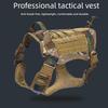 Outdoor Tactical Dog Harness with Leash, Vest & Clothing - Nylon Military Training Gear