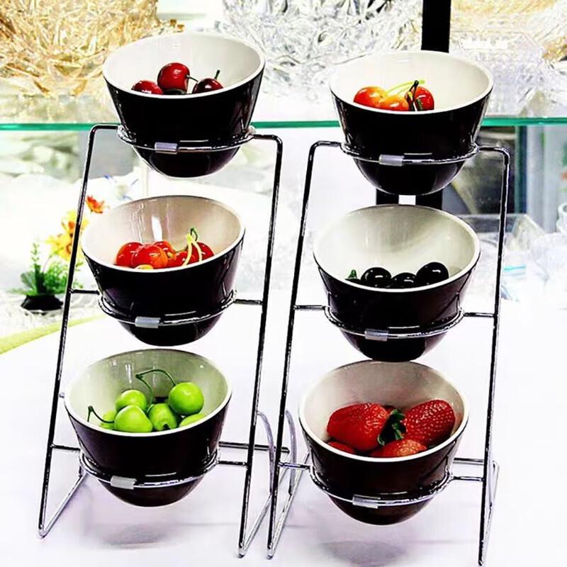 Трехуровневая коммерческая стойка для приправ для фуршета Bingyao