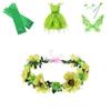 Children's Tinker Bell Fairy Princess Dress Polyester Fiber Fabric Perfect For Kids' Halloween Cosplay 80-150cm