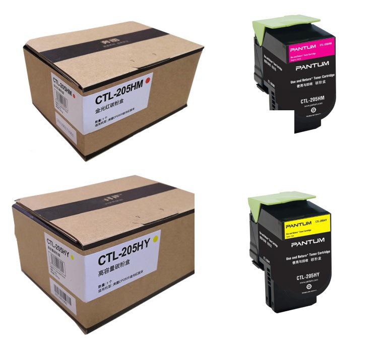 Pantum High-Capacity Toner Cartridge CTL-205HK/C/Y/M for CP2505DN - Black, Cyan, Yellow, Magenta.