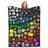 BFDI Inanimate Insanity All Characters Blanket Picnic Flannel Bedding Throws For Couch Bed Warm Design Quality Bedspread Gift