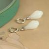 Palace Museum Retro White Jade Earrings: Elegant, High-End Women's Ear Studs & Hoops