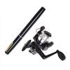 Telescopische Pocket Pen Ontwerp Hengel & Molen Combinatieset Mini Draagbare Spinning Kit voor IJsvissen Winter Vissen Buiten Reizen 260319
