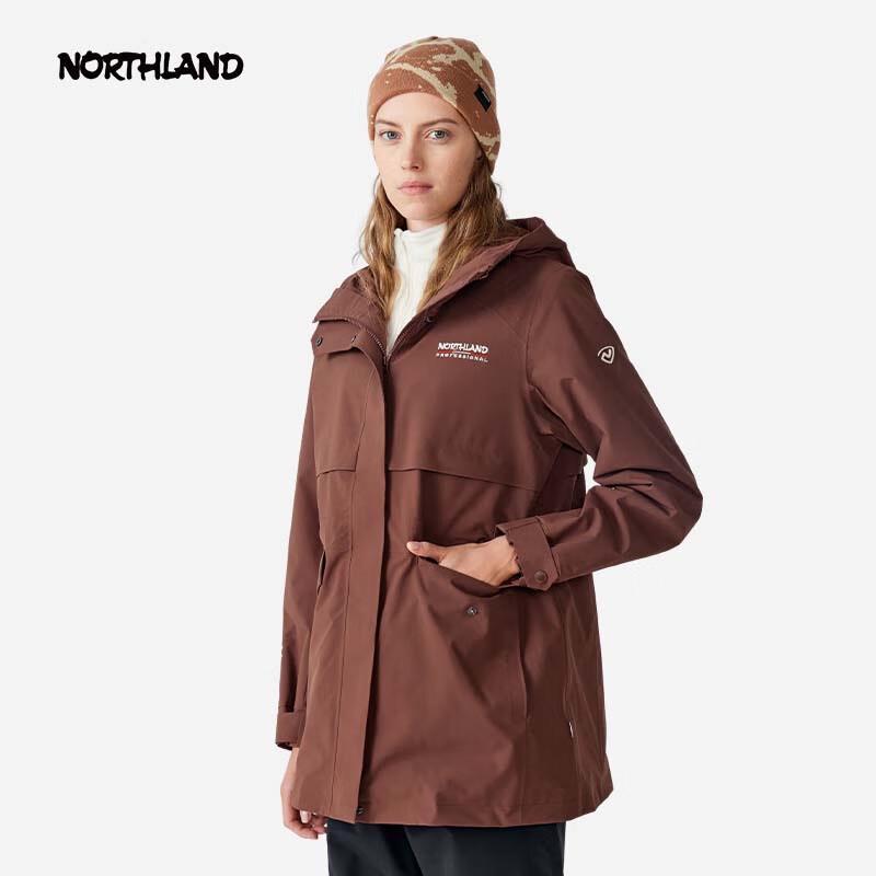 Norseland Women's NWJET2663S 3-in-1 Outdoor Windproof Hiking Jacket