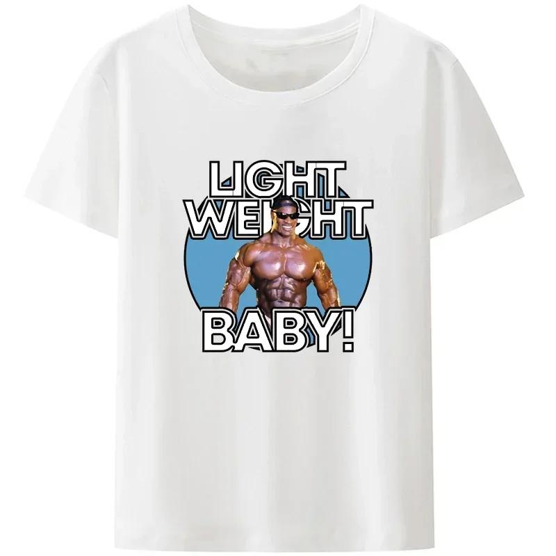 

Одяг для ЗАЛУ Ronnie Coleman Fit Футболка для тренувань для чоловіків Легка Базова Повсякденна Толстовка Новинка Дизайн Смішна M