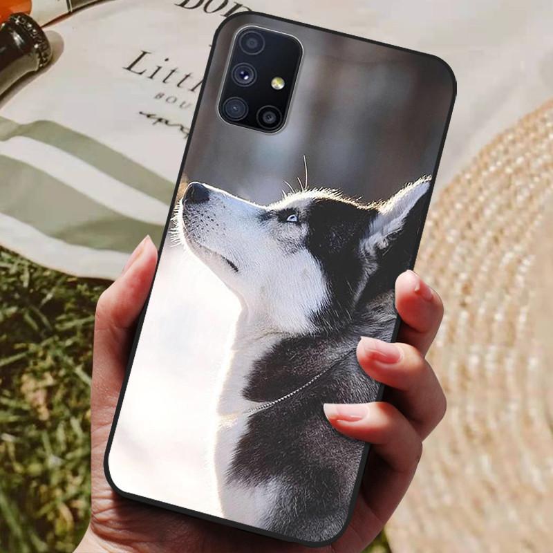 For Samsung Galaxy M51 Case Wolf Cartoon Silicon Soft TPU Back Cover For Samsung M51  Phone Cases GalaxyM51 M 51 M515F Coque