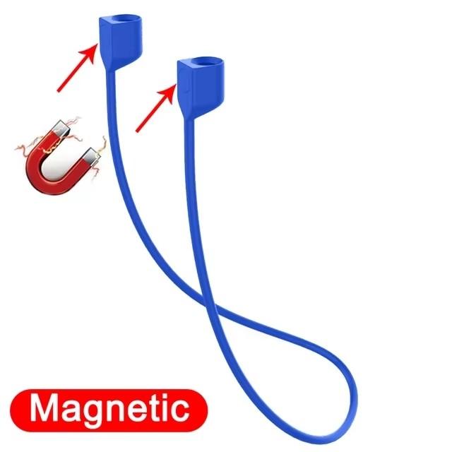Soft Silicone Anti Lost Magnetic Rope Earphones for Apple AirPods 2 1 3 Air Pods Pro Bluetooth Wireless Headphone Earbuds Strap