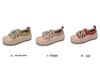 Women's Round Toe Lace-Up Leather Sneakers - 2025 Spring Collection