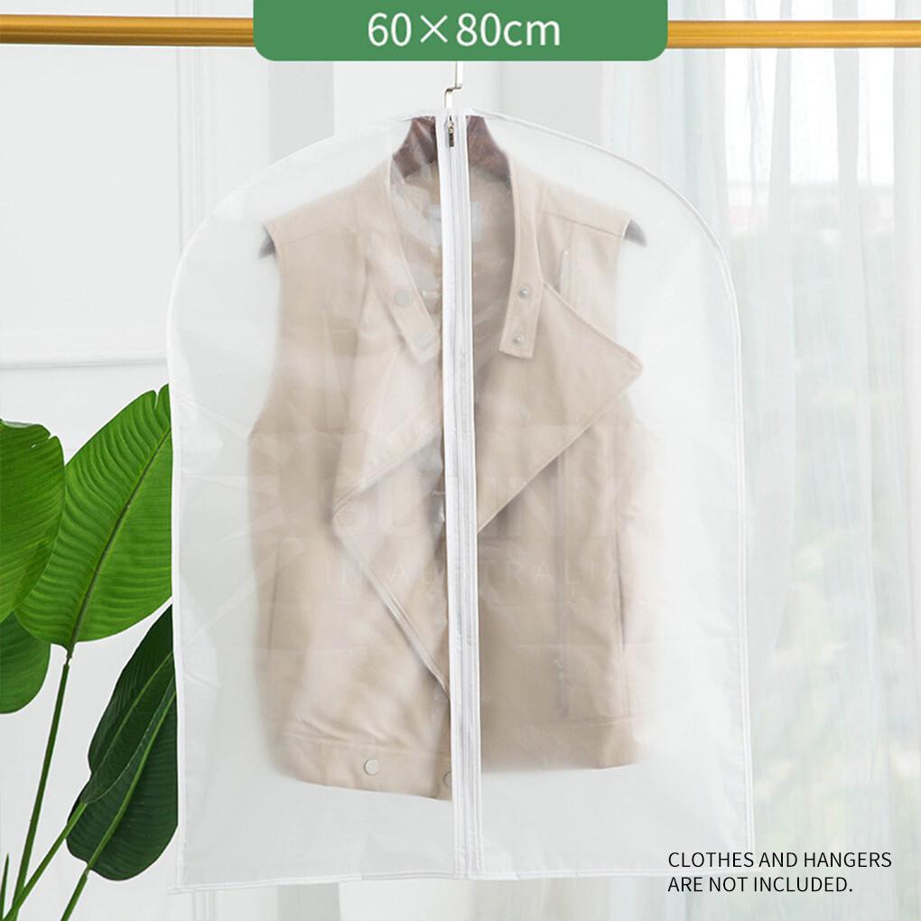 

10X Dustproof Clothes Hanging Dust Cover Garment Wedding Dress Cover Suit Clothes Coat Jacket Protector Clothe Cover with Zipper