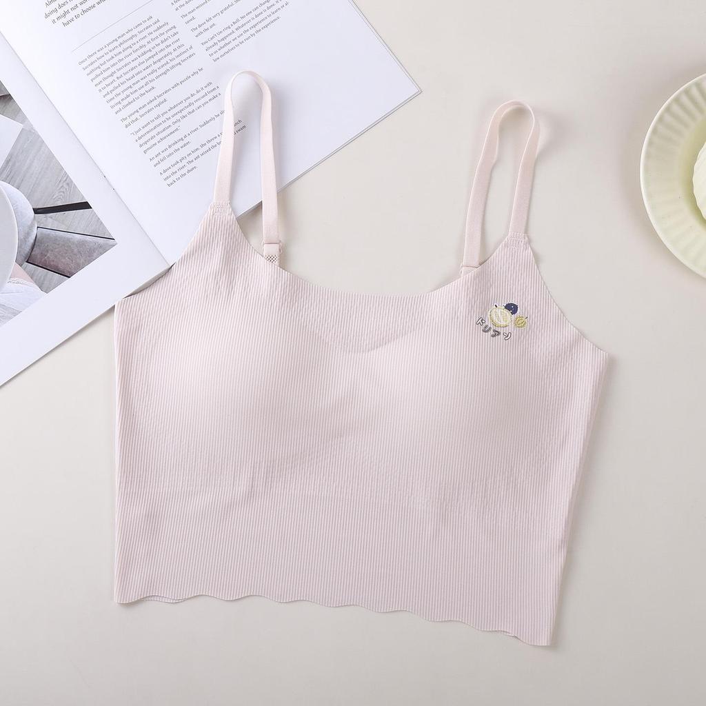 Breathable Seamless Training Bras for Girls Aged 9-16, Long Vest Style to Prevent Show Through