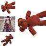 Mr Bean Teddy Plush Doll Brown 23cm Soft Stuffed Figure For Kids Gift And Novelty