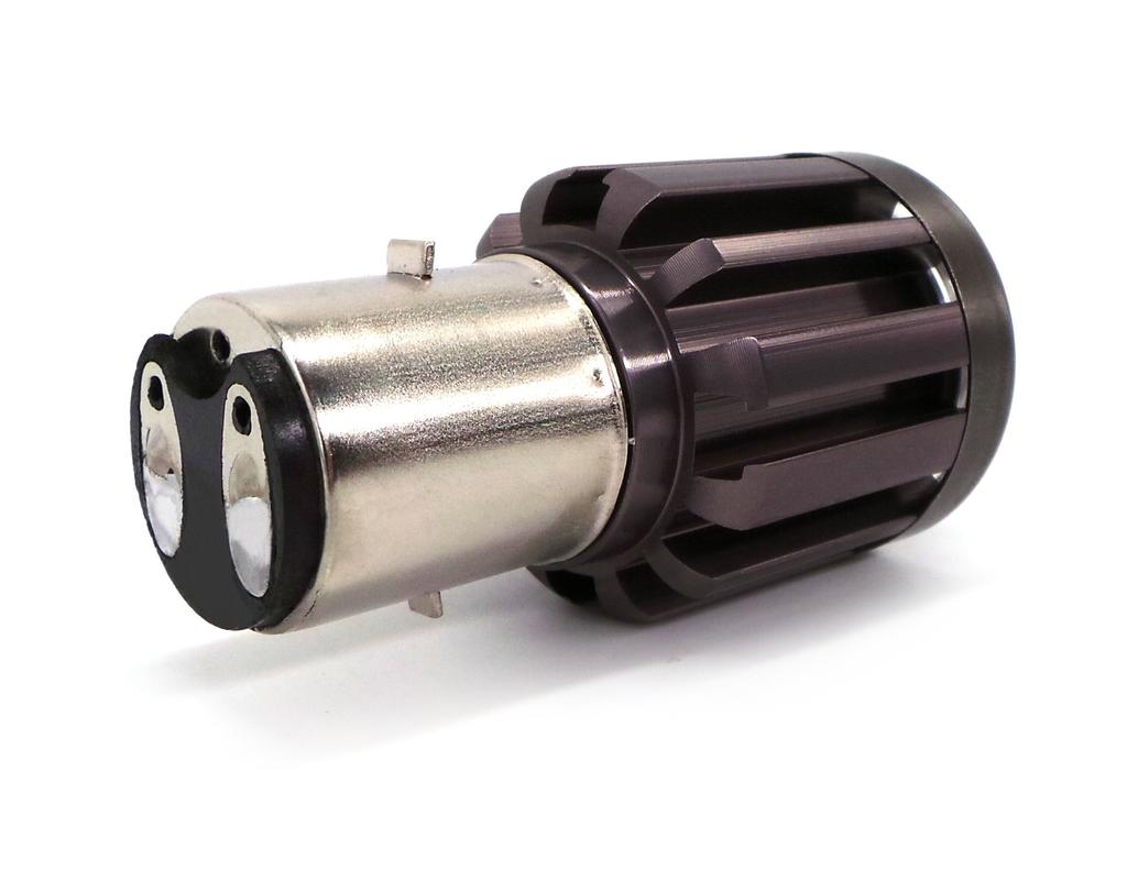 Laser LED BA20D Bulb, H6 12V-80V 8000lm Off-Road